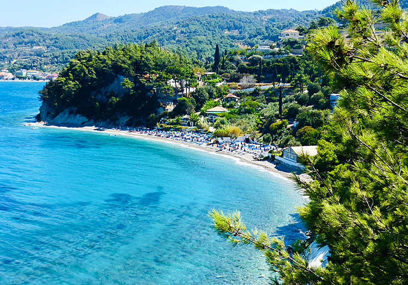 Samos bästa stränder. Lemonakia beach. 