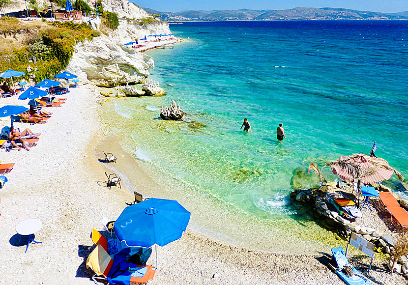 Samos bästa stränder. Pappa beach. 