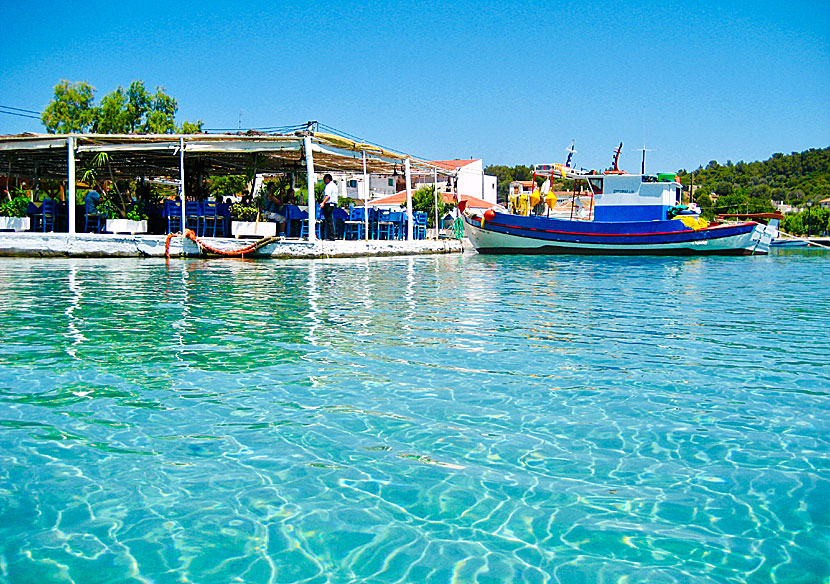 Taverna Posidonio på östra Samos.