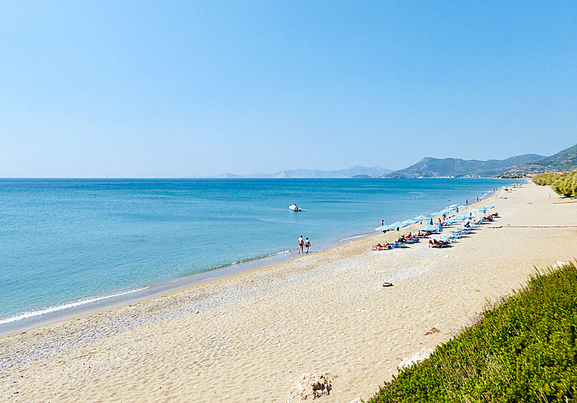 Samos bästa stränder. Votsalakia beach. 