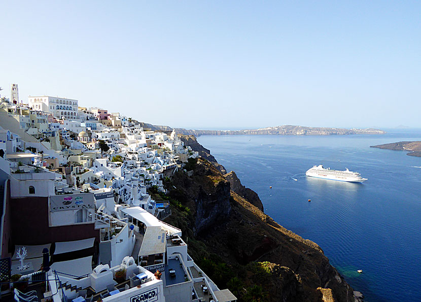 Fira på Santorini.