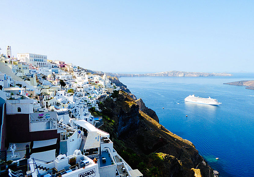 Thira. Fira. Firostofani. Santorini.