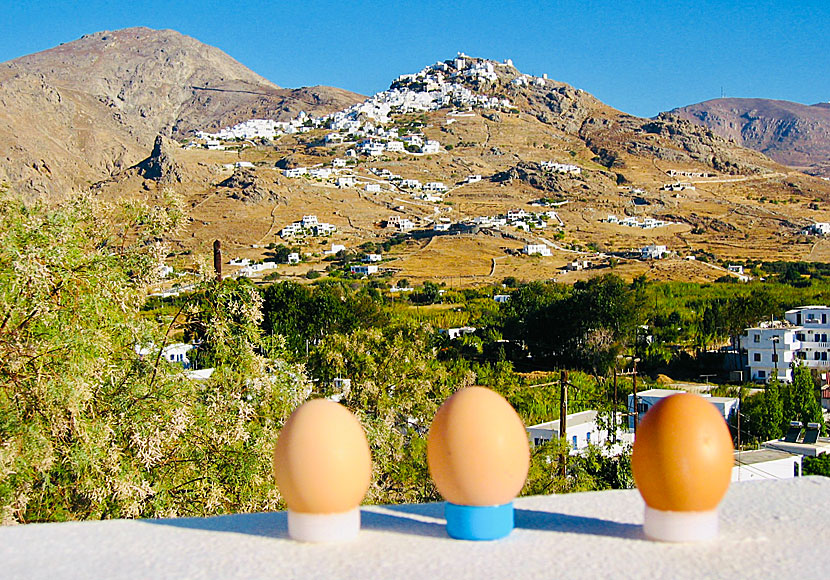 Chora på Serifos i Grekland.
