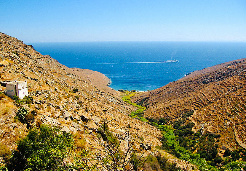 Serifos bästa stränder. Kentarchos beach. 