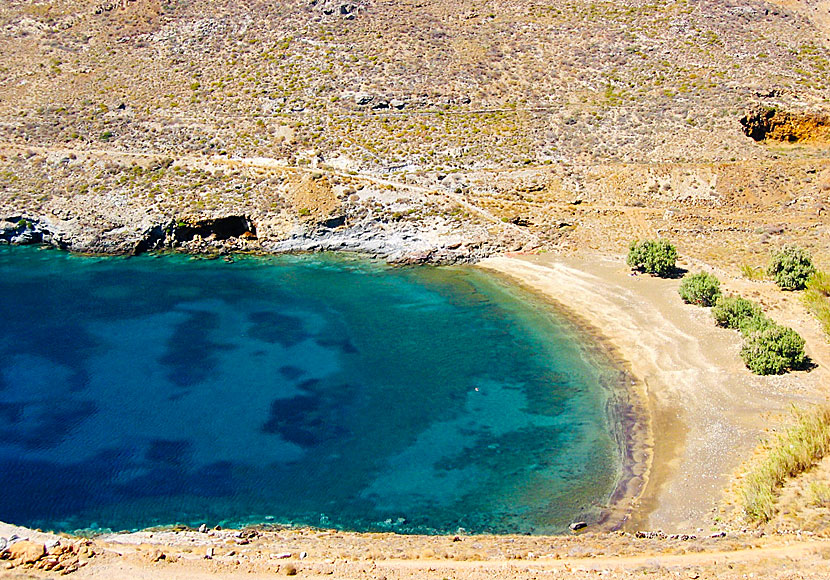 Serifos bästa stränder. Maliadiko beach. 