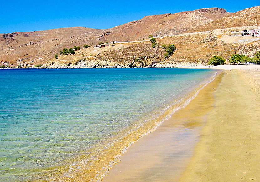 Serifos bästa stränder. Ganema beach. 