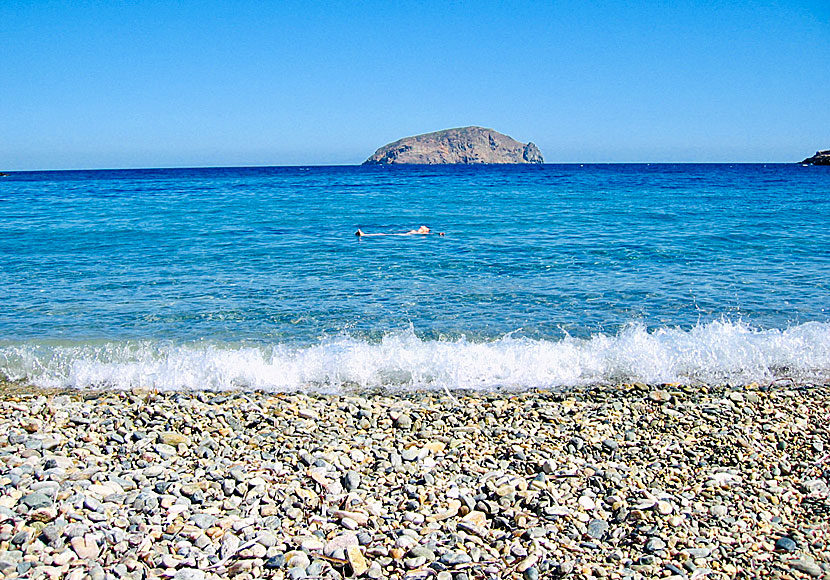 Missa inte lilla Lia beach när du är på Serifos. 