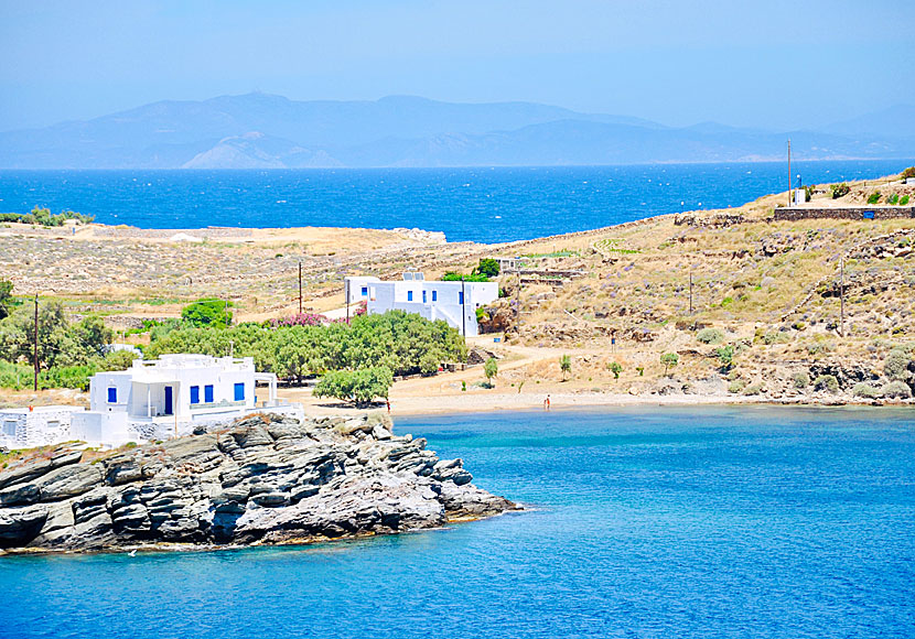 Fasolou beach nära Faros på Sifnos.