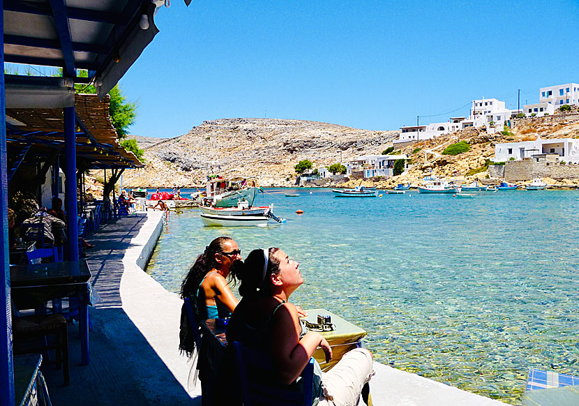 Cheronissos Fish Tavern i Heronissos är en av Sifnos bästa fiskrestauranger.