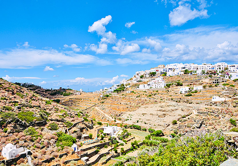 Vandra från Faros till Kastro på Sifnos i Grekland. 