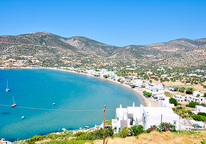 Platys Gialos beach. Sifnos.  Kreikka