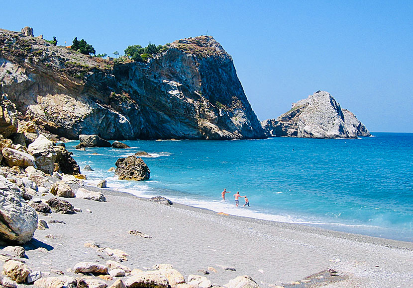 Skiathos bästa stränder. Kastro beach.