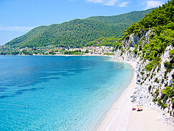 Hovolo beach på Skopelos.