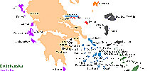 Kartor över Skopelos.