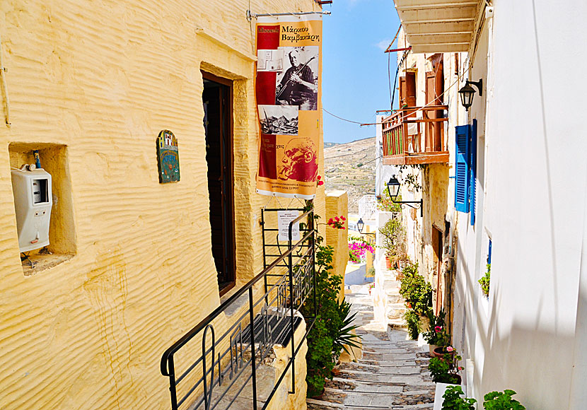 Markos Vamvakaris museum i Ano Syros ovanför Ermoupolis på ön Syros i Grekland.