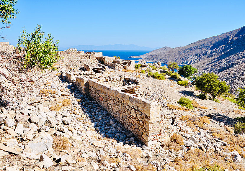 Det bodde cirka 300 personer i Gera på Tilos under 1950-talet.