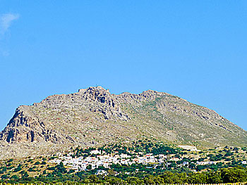 Byn Megalo Chorio på Tilos.