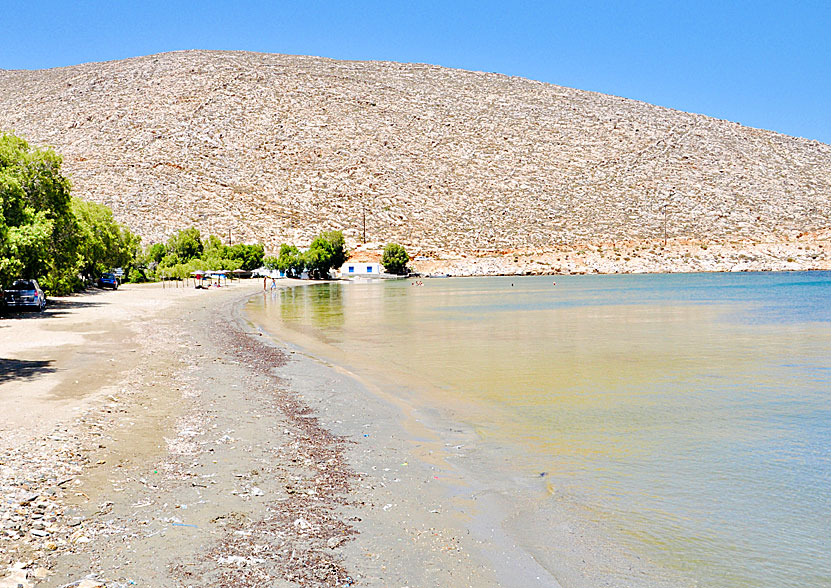 Panormos beach på Tinos.