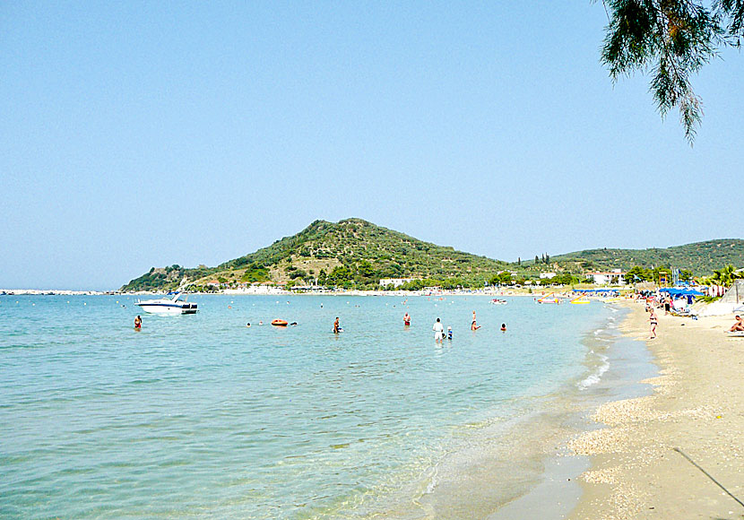 Zakynthos bästa stränder. Alykanas beach.