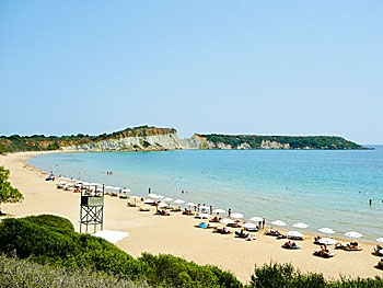 Gerakas beach på Zakynthos.