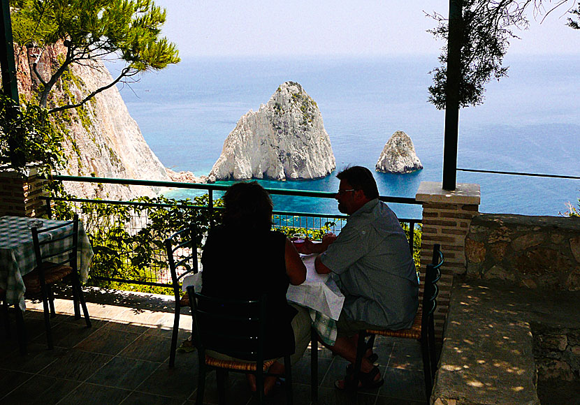 Keri Lighthouse Restaurant på Zakynthos.
