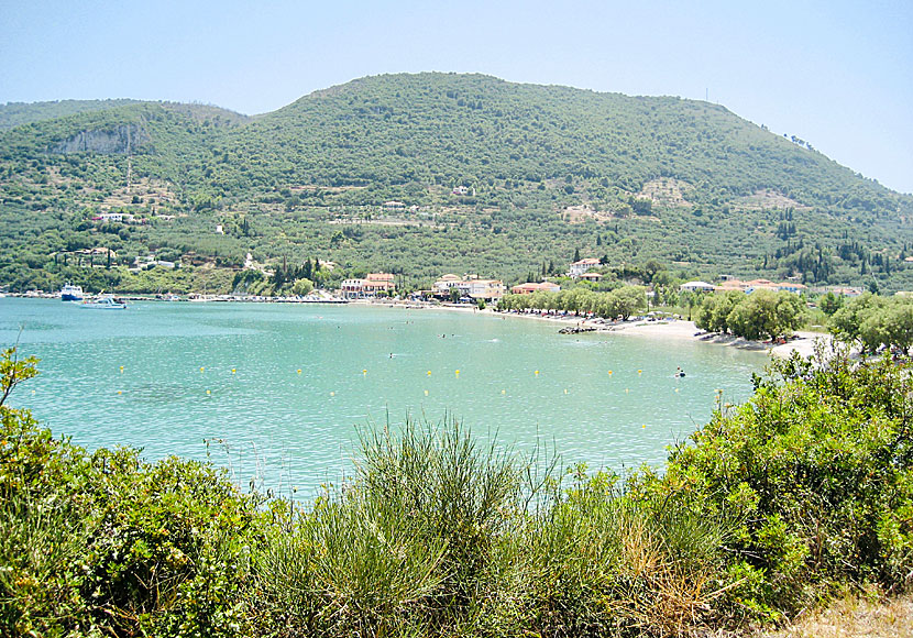 Zakynthos bästa stränder. Keriou (Keri)  beach.