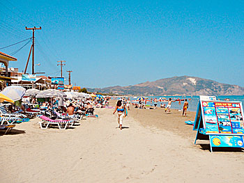 Laganas beach på Zakynthos.