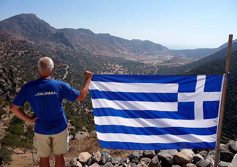 Kalimera on Nisyros in Greece.