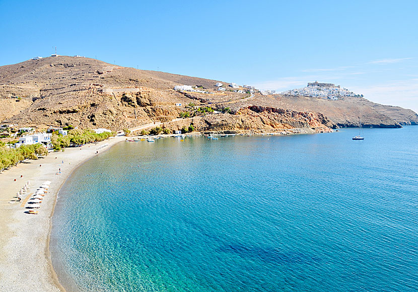 Livadia beach är den bästa stranden på ön Astypalea.