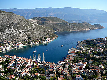 Kastellorizo i Dodekaneserna. Grekland.