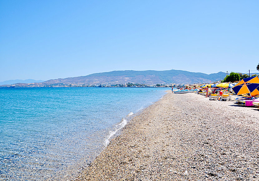 Lambi beach nära Kos stad.