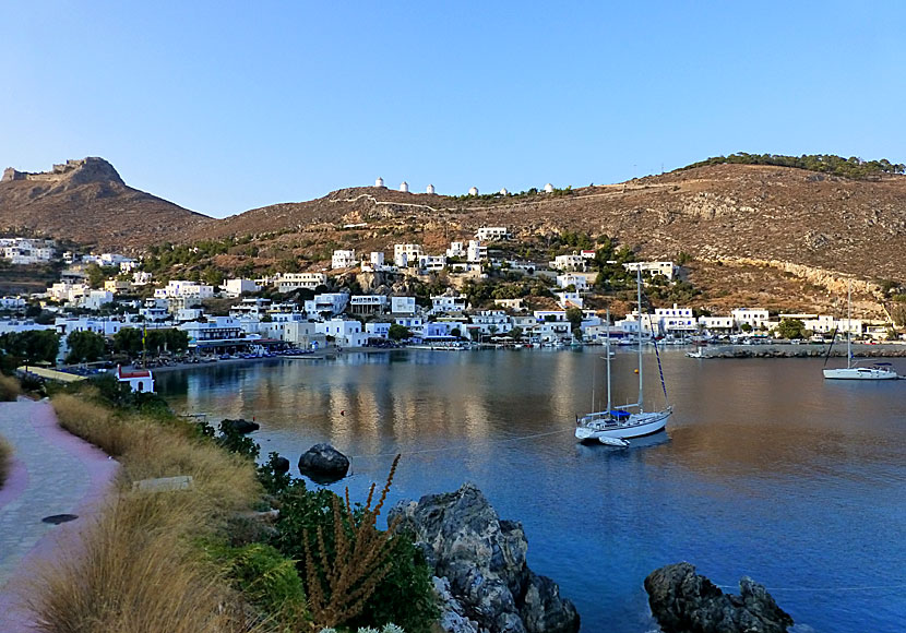 Den mysiga lilla fiskebyn Panteli är den bästa byn att bo i på Leros.