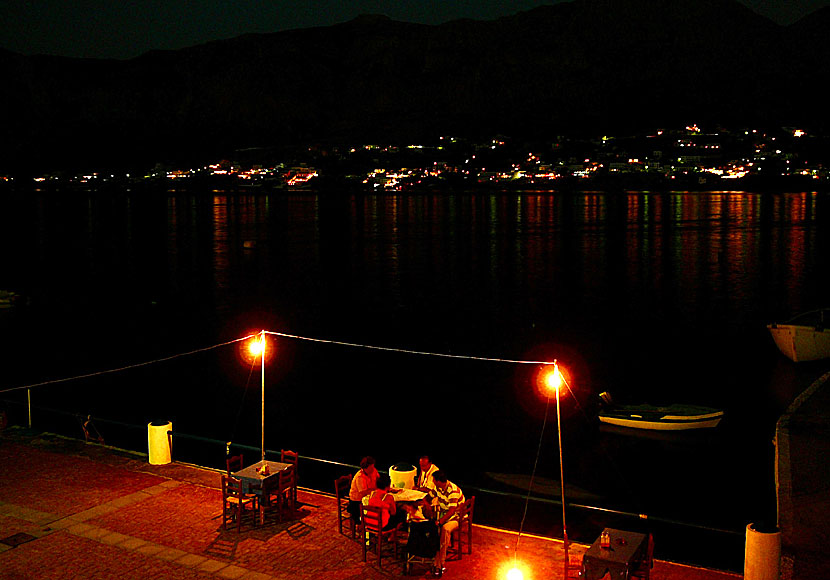 Massouri och Myrties sett från Taverna Barba Stathis på Telendos.