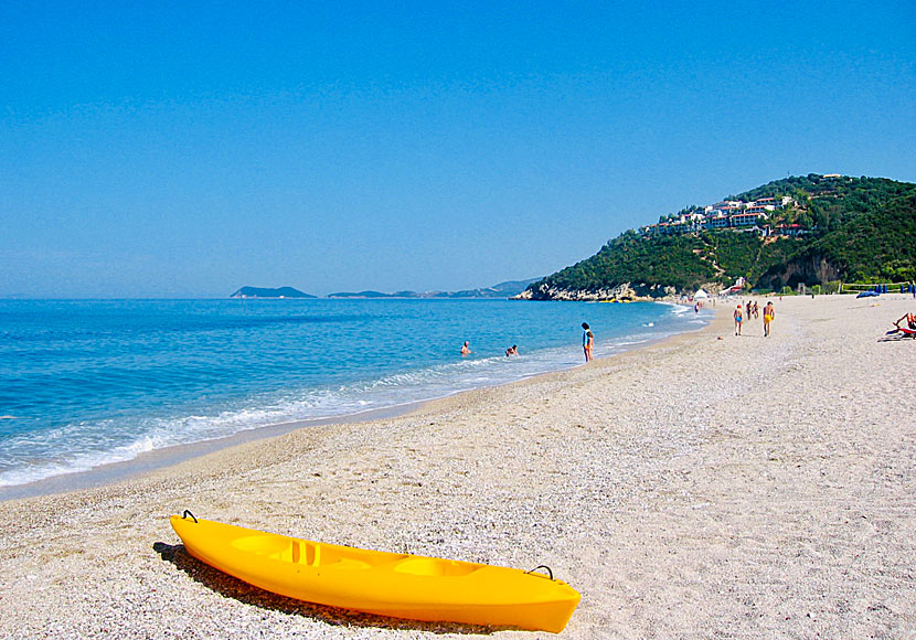 Karavostasi beach norr om Parga.