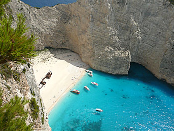 Zakynthos i  den Joniska ögruppen i Grekland.