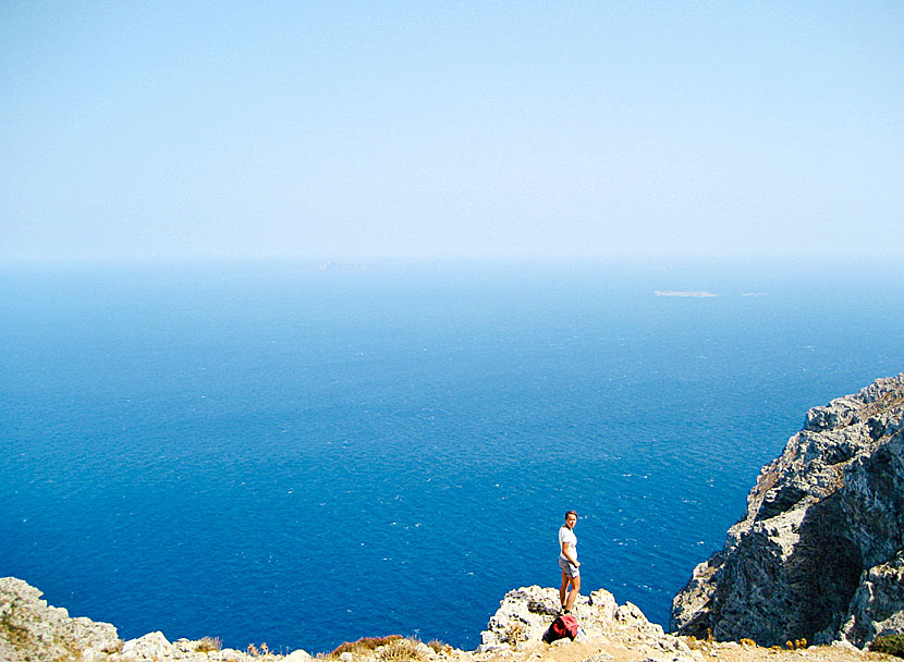 Vandra på Amorgos.