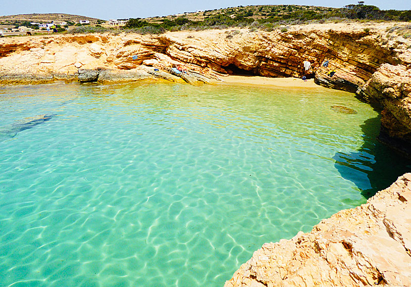 Kalimera beach på Koufonissi i Småkykladerna.