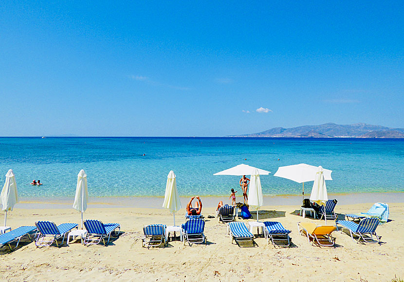 Agia Anna är en av Naxos bästra stränder. 