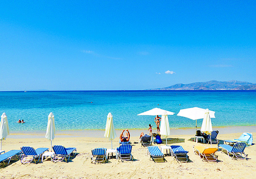 Agia Anna beach. Naxos. Kreikka.