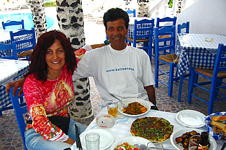Honeymoon Beach Hotel. Santorini.