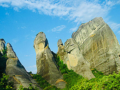 Meteora i Grekland.