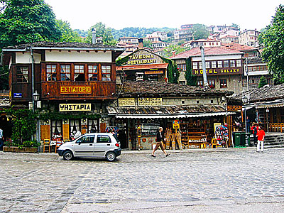 Metsovo i Grekland.