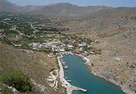 Vathy-dalen på Kalymnos.