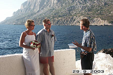 Bröllop på Kalymnos .