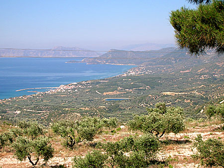 Vy över Votsalakia.  Samos.