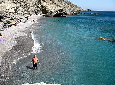 Mourous Beach på Amorgos.