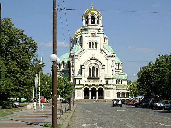 Sofiakatedralen i Bulgarien.