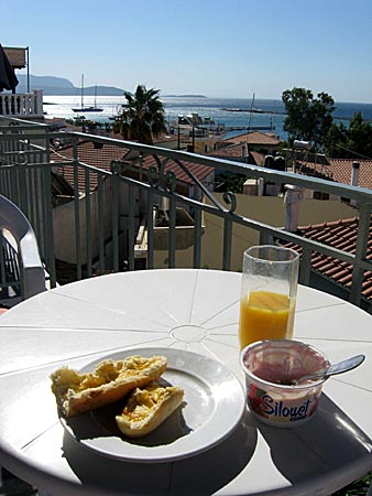 Samos. Frukost. 