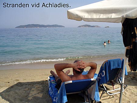 Skiathos. Achlaides beach.