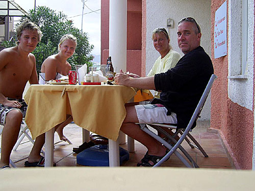Sista lunchen intog vi p&aring; hotell Vigla.